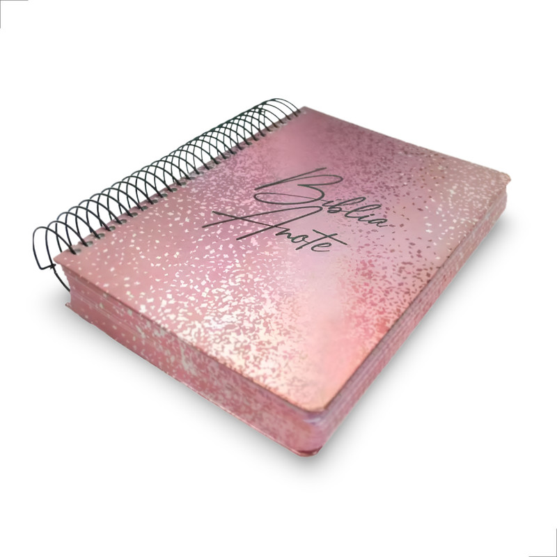 Bíblia Anote NVI Capa Dura Espiral Capa Ilustrada Púrpura - Image 3