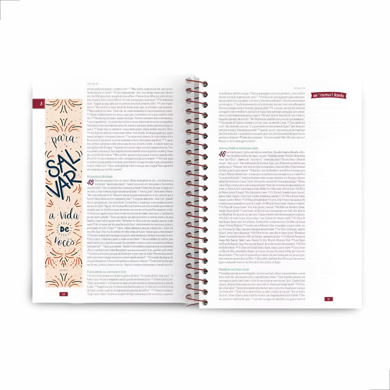 Bíblia Anote Capa Dura Ilustrada NVT Cartão de Primavera - Image 3