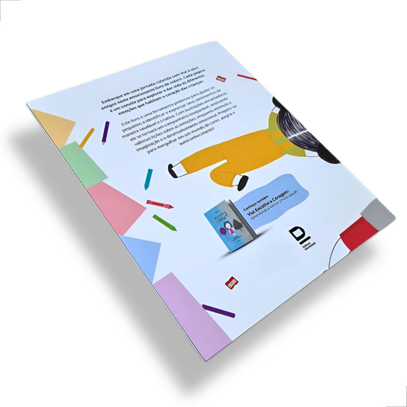 Livro De Colorir Infantil | Coleção Emoções | Milka Lins - Image 3