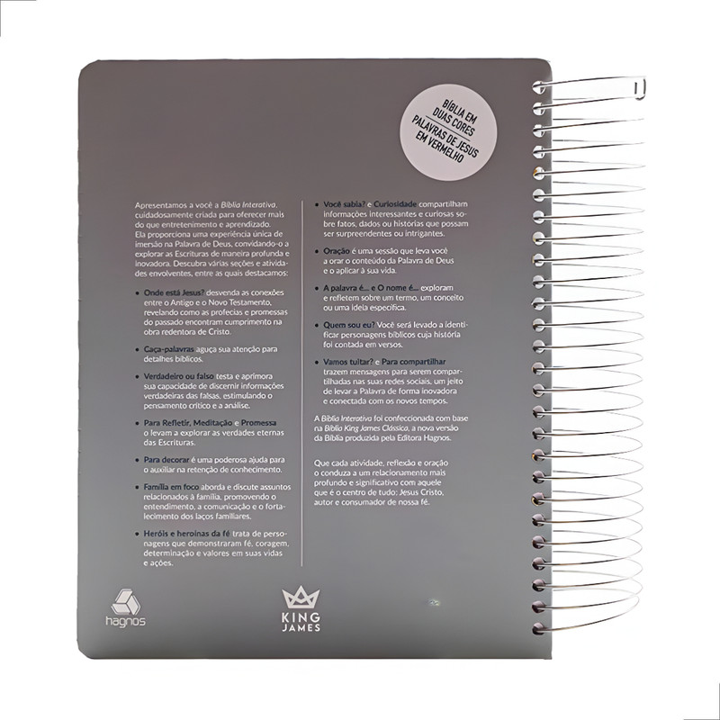 Livro Bíblia Interativa Estude Medite Anote KJ Amparo - Image 3