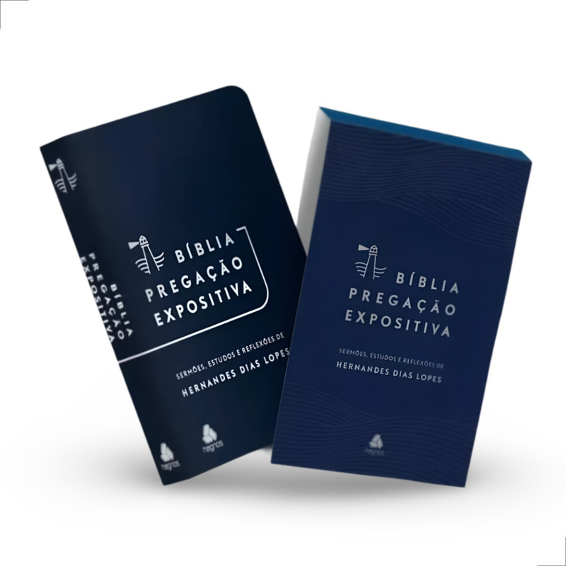 Bíblia Pregação Expositiva Estudo Sermões Hernandes Azul - Image 3