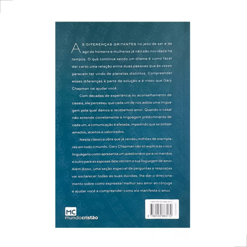 Livro As 5 Linguagens Do Amor Nova Capa Gary Chapman - Image 3