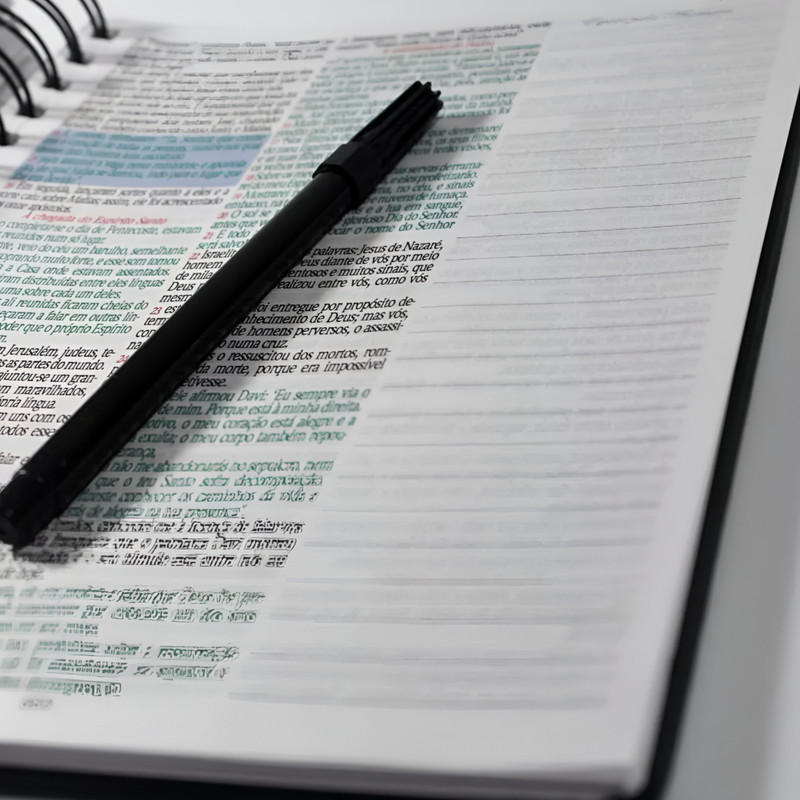 Bíblia Anote | King James Atualizada | Floral Roxa | Capa Dura - Image 2