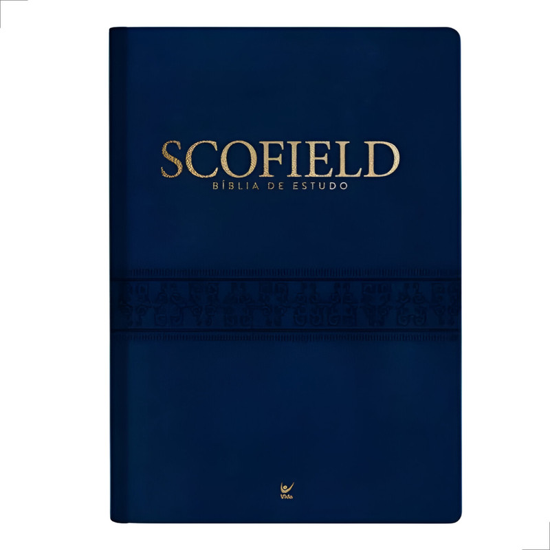 Bíblia De Estudo Scofield Aec Capa Luxo Azul - Image 3