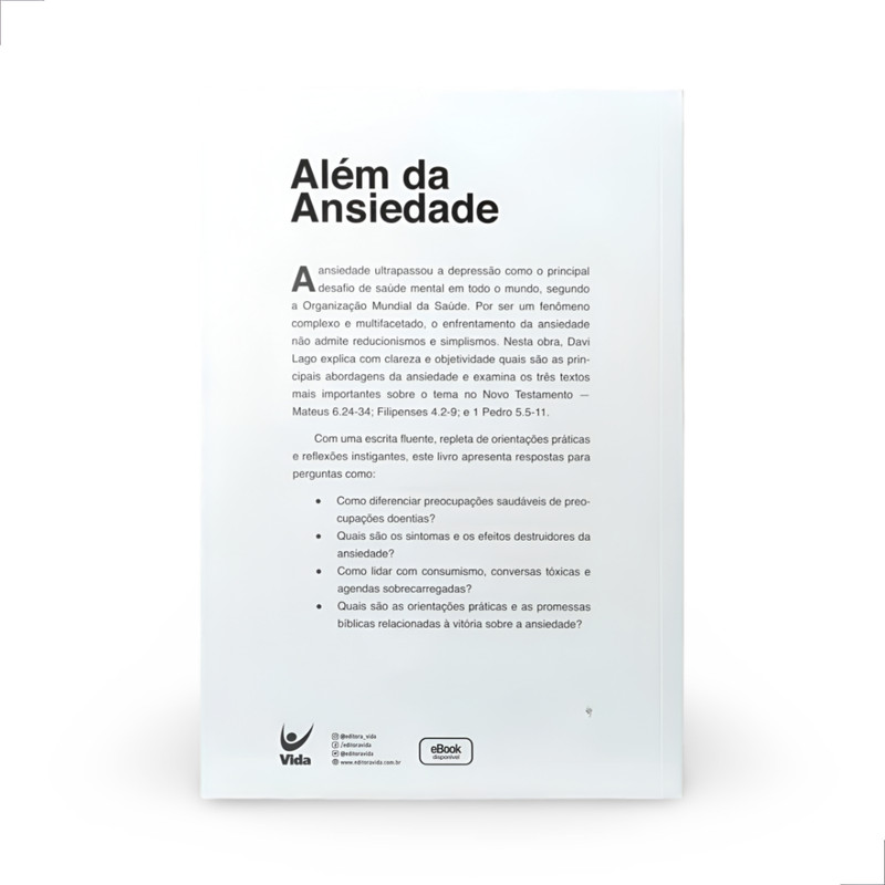 Livro Além Da Ansiedade Davi Lago - Image 3