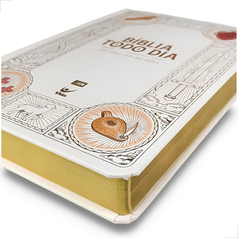 Bíblia Devocional Todo Dia E Espaço Para Anotações Vitral - Image 3