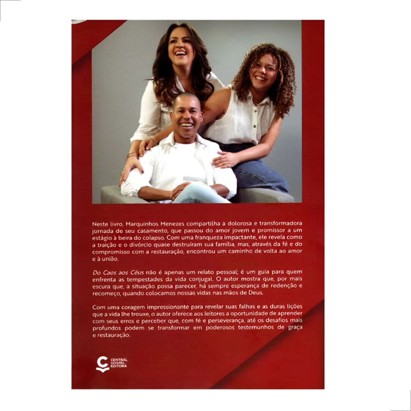 Livro do Caos aos Céus Marquinhos Menezes - Image 3