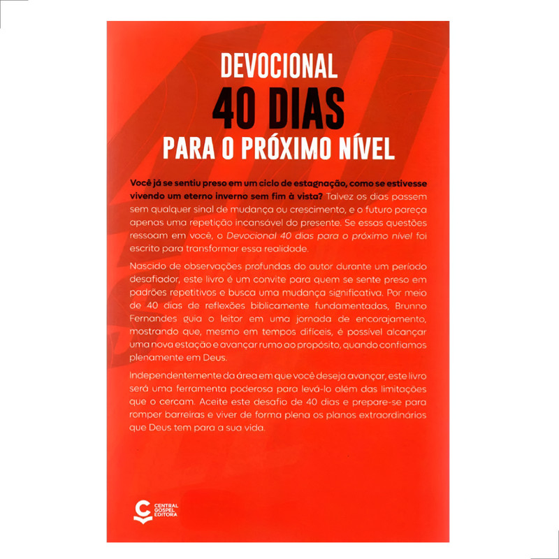 Livro Devocional 40 Dias Para O Próximo Nível Brunno Fernandes - Image 3