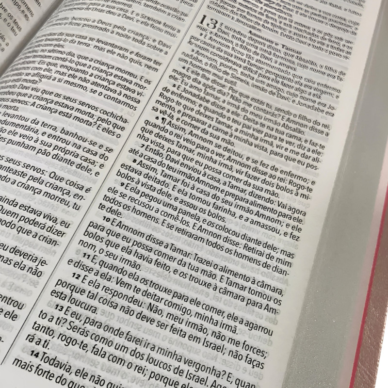 Bíblia King James 1611 Fiel Slim Rosa Perolado - Image 4