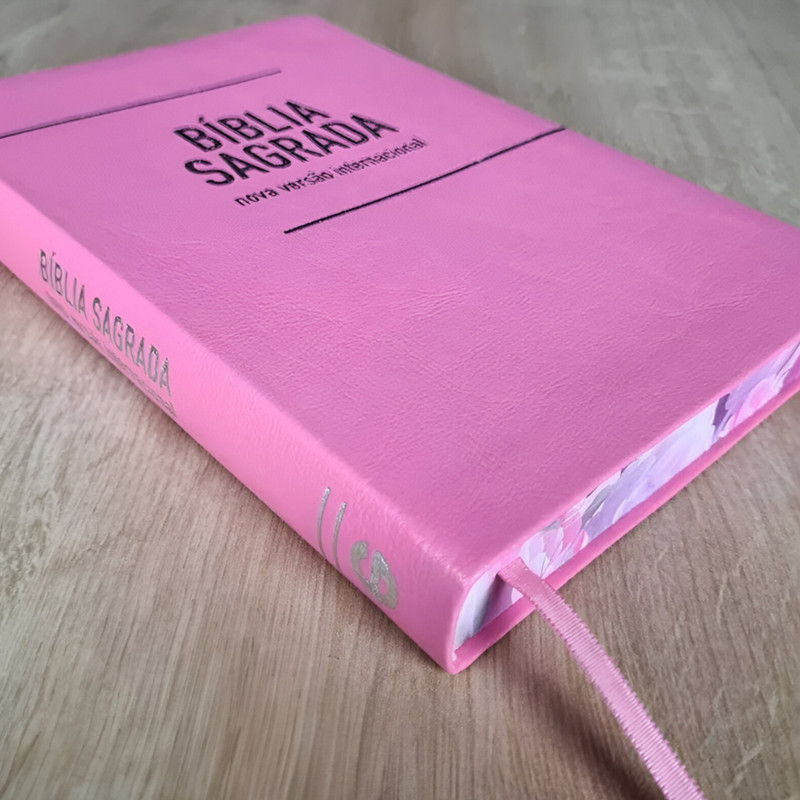 Bíblia NVI Extra Gigante Luxo Especial Rosa - Image 4