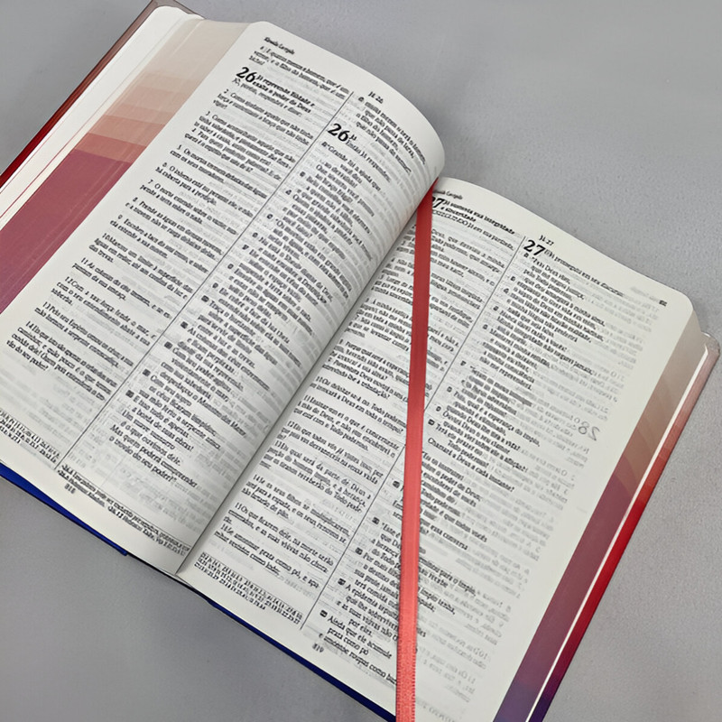 Bíblia Sagrada ARC Comprativa NVI Capa Mole Degradê - Image 4