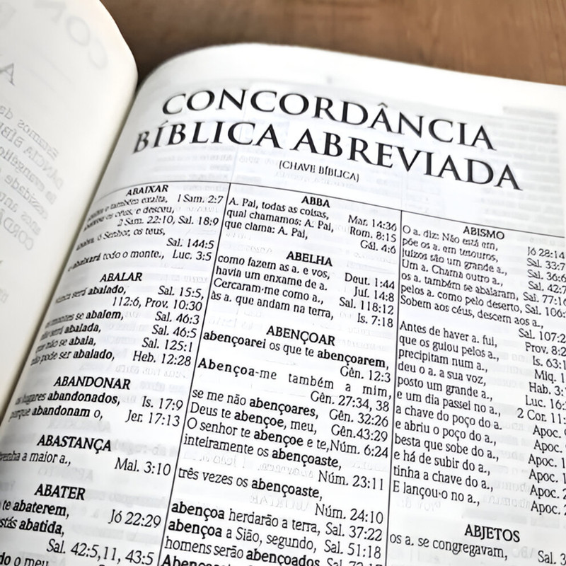 Bíblia ARC Extra Gigante Dicionario Concordancia Capa Luxo Preta - Image 4