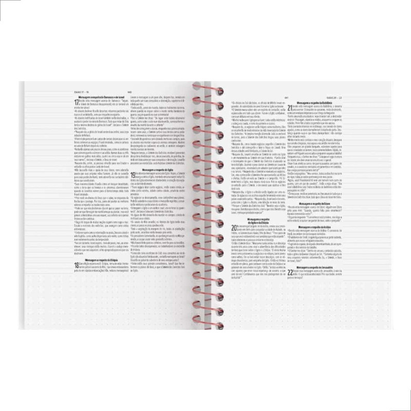 Bíblia Anote NVT Slim Capa Dura Espiral Typo Rosa - Image 4