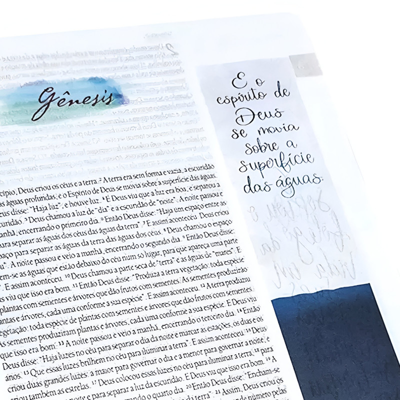 Bíblia Anote Capa Dura Ilustrada NVT Cartão de Primavera - Image 4