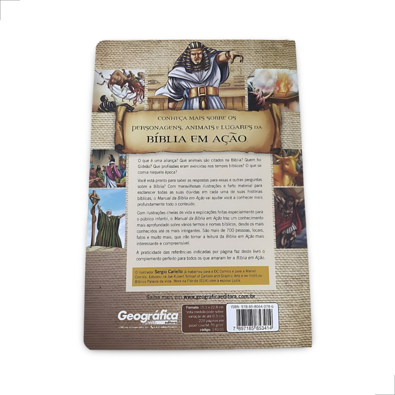 Bíblia Em Quadrinhos Manual em Ação Capa Dura - Image 4