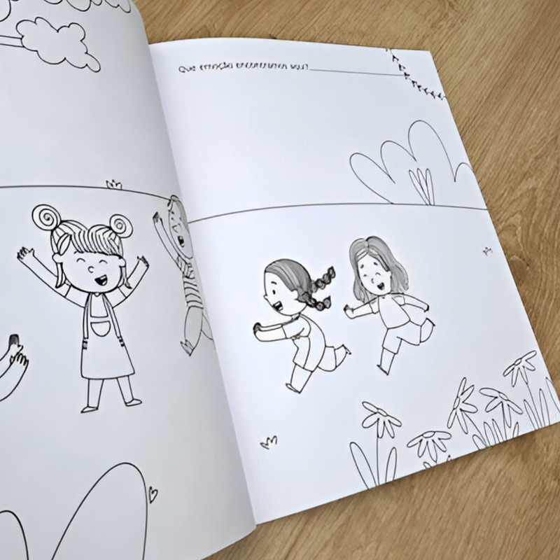 Livro De Colorir Infantil | Coleção Emoções | Milka Lins - Image 4