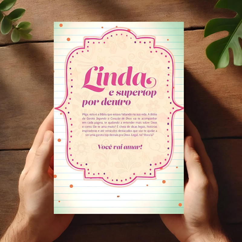 Bíblia NBV Da Garota Segundo O Coração De Deus Juventude - Image 4