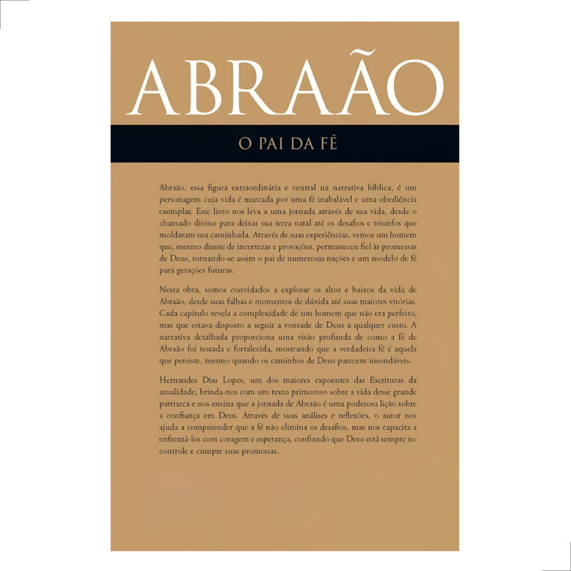 Livro Abraão Pai Da Fé Pastor Hernandes Dias Lopes - Image 4
