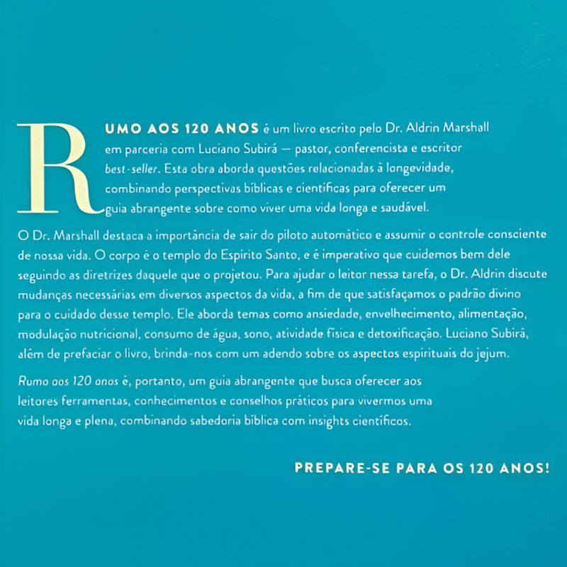 Livro Rumo Aos 120 Anos Luciano Subirá Desfrute da Palavra - Image 4