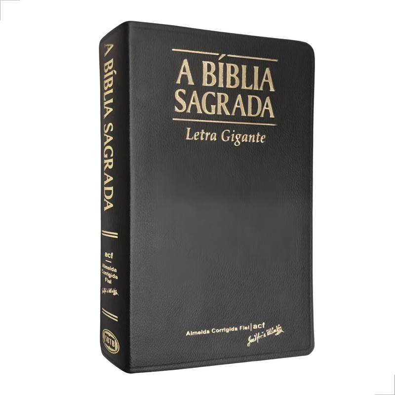 Bíblia Sagrada Acf | Letra Gigante | Luxo Preta - Image 4