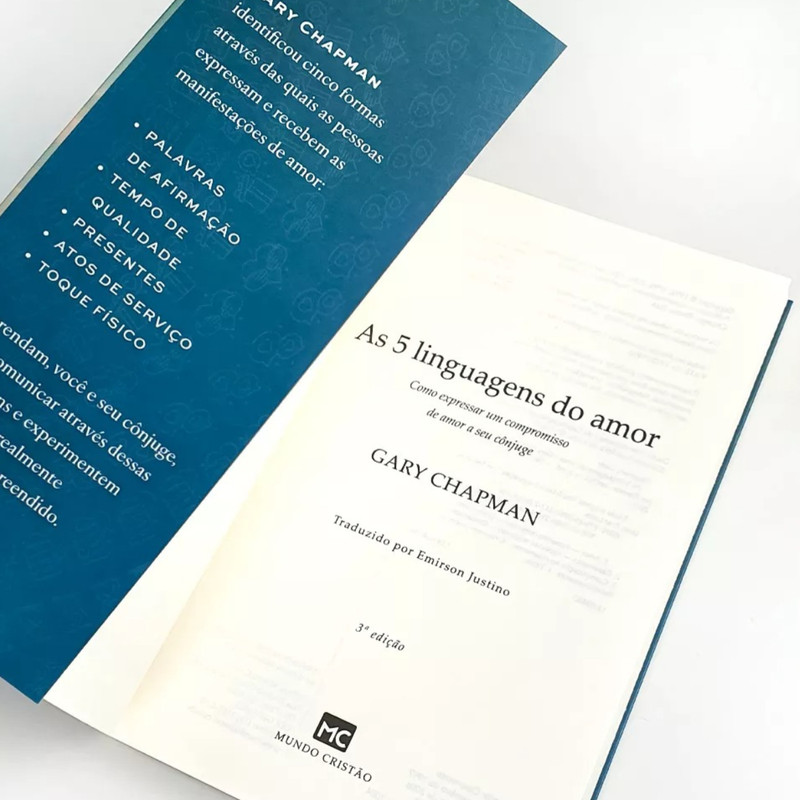 Livro As 5 Linguagens Do Amor Nova Capa Gary Chapman - Image 4