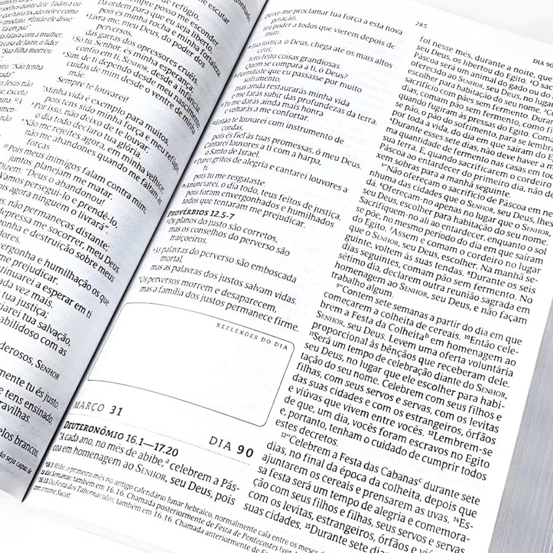 Bíblia 365 ARC Capa Vermelha a Palavra De Deus Em Leituras Diárias - Image 4