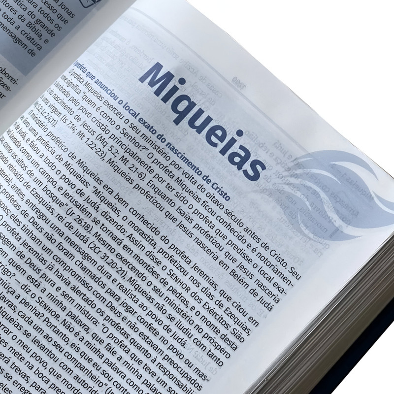 Bíblia Estudo Jovem Pregador ARC Pentecostal Capa Luxo Azul - Image 4