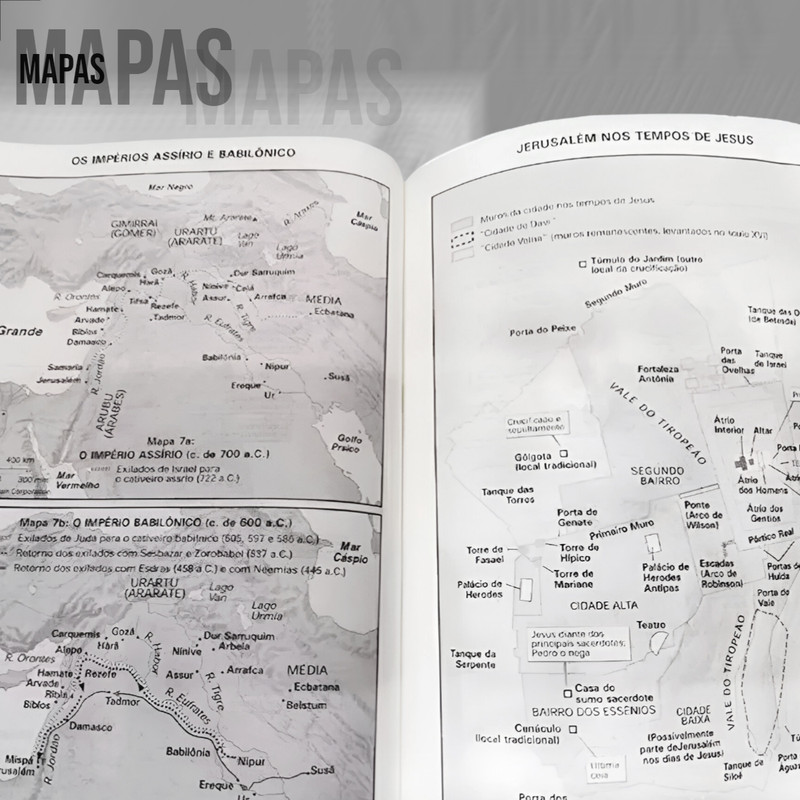 Bíblia Em Ordem Cronológica NVI Capa Luxo Vermelho E Mostarda - Image 4