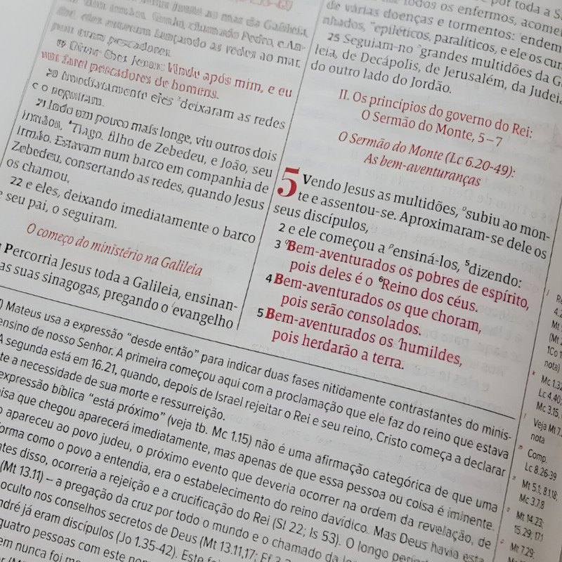 Bíblia De Estudo Scofield Aec Capa Luxo Azul - Image 4