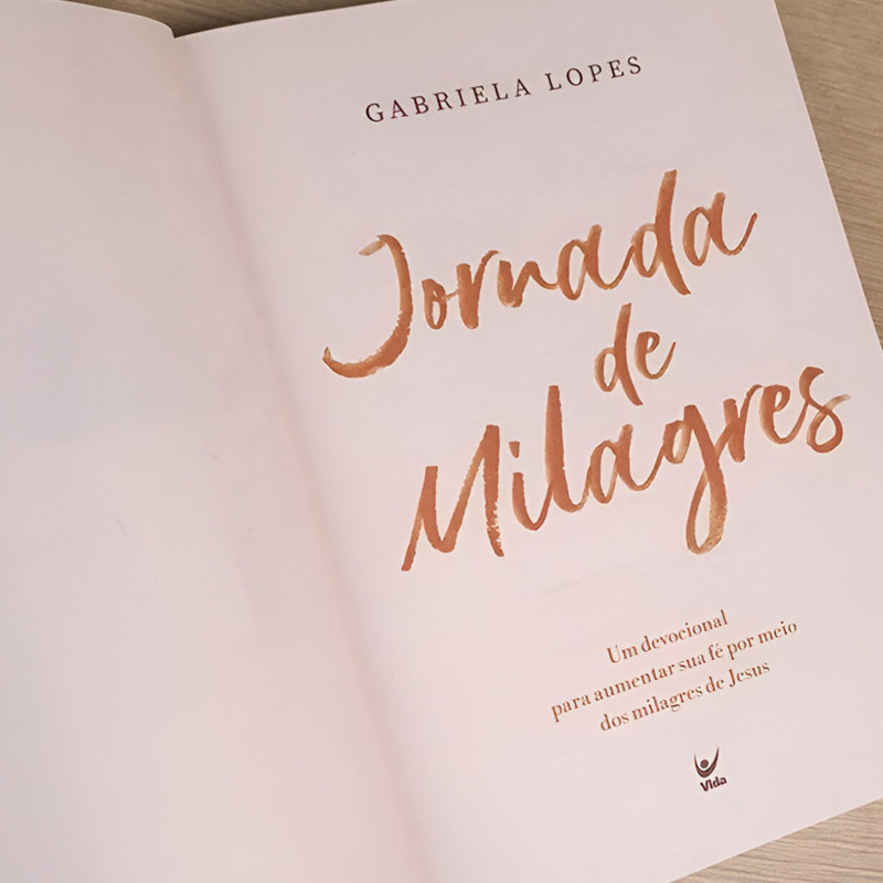 Livro Devocional Jornada De Milagres Gabriela Lopes - Image 4