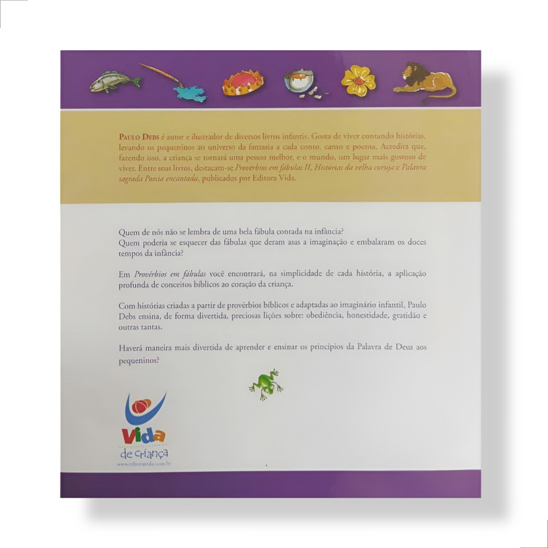 Livro Infantil Provérbios Em Fábulas Paulo Debs - Image 4