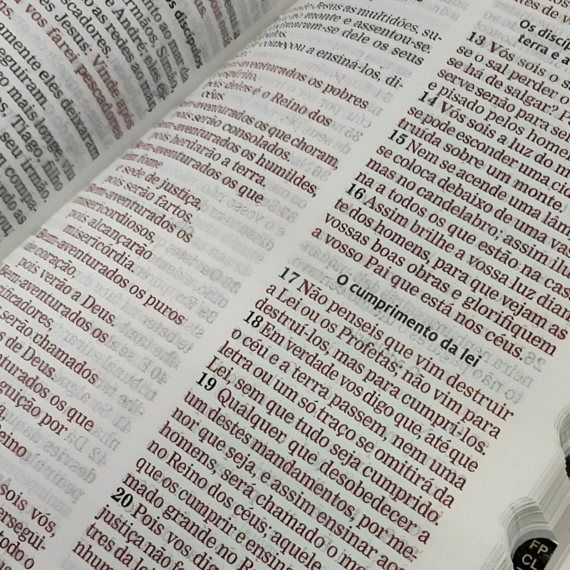 Bíblia Sagrada Ancora Aec Letra Grande Preta - Image 4