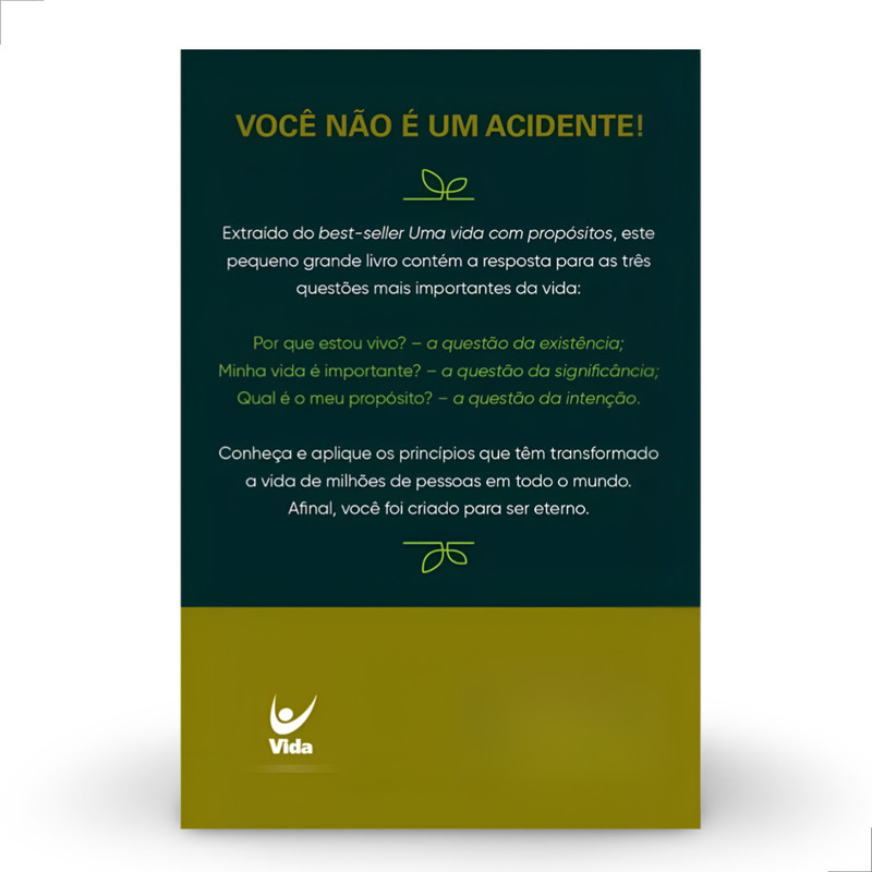 Livro Você Não Está Aqui Por Acaso Livreto Rick Warren - Image 4