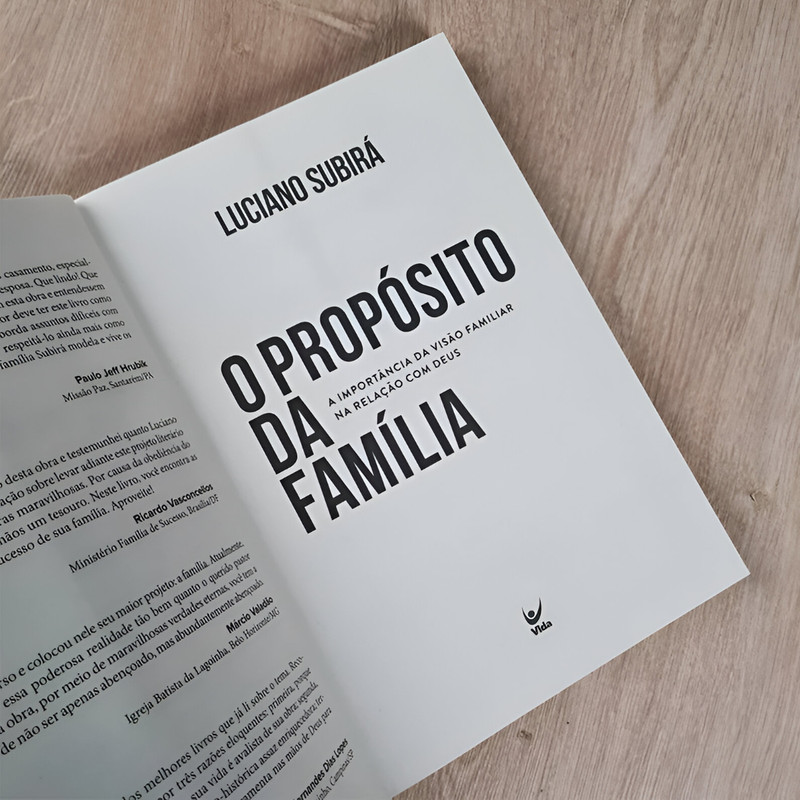 Livro O Propósito Da Família Luciano Subirá - Image 4
