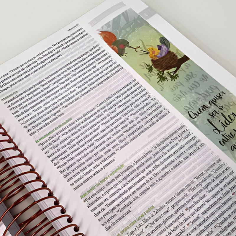 Bíblia Ilustada NVT Anote Mulher Forte Granilite - Image 4