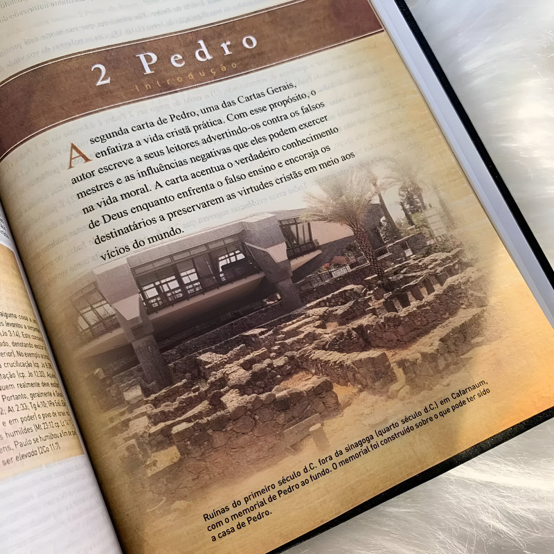 Bíblia de Estudo Holman King James 1611 Fiel Capa Luxo Preta - Image 5