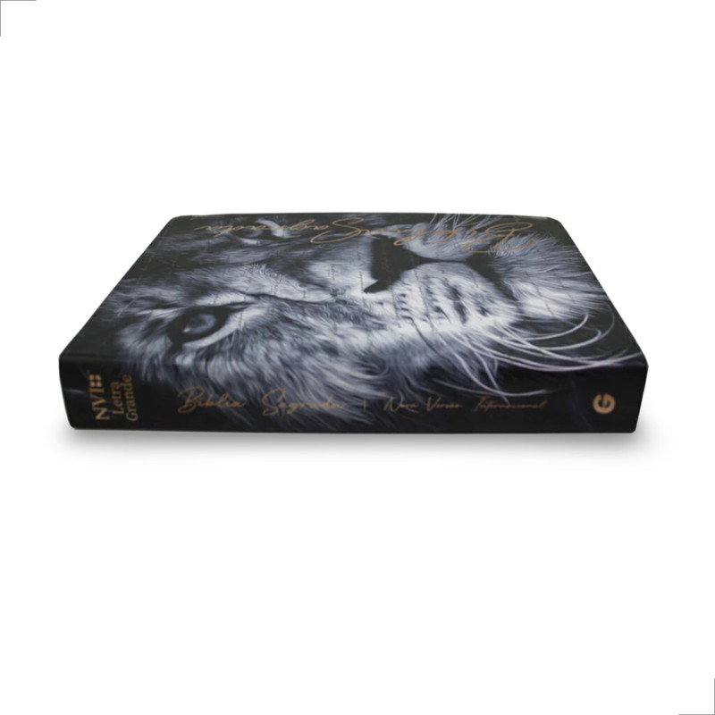 Bíblia NVI Semi Luxo Letra Grande Capa Leão Promessas Divinas - Image 4