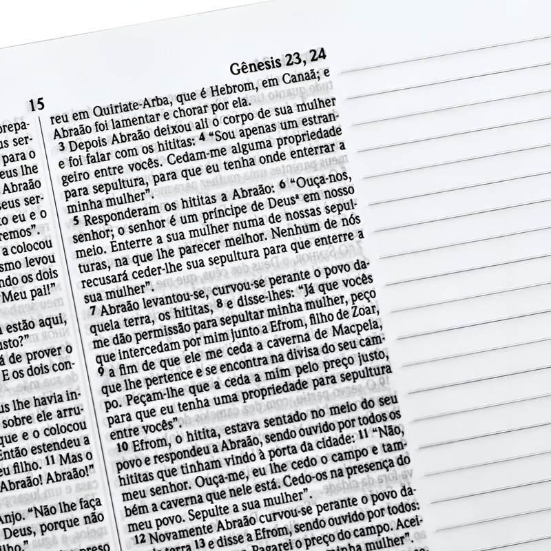 Bíblia Anote NVI Capa Dura Espiral Ilustrada Rosa Vereda - Image 5