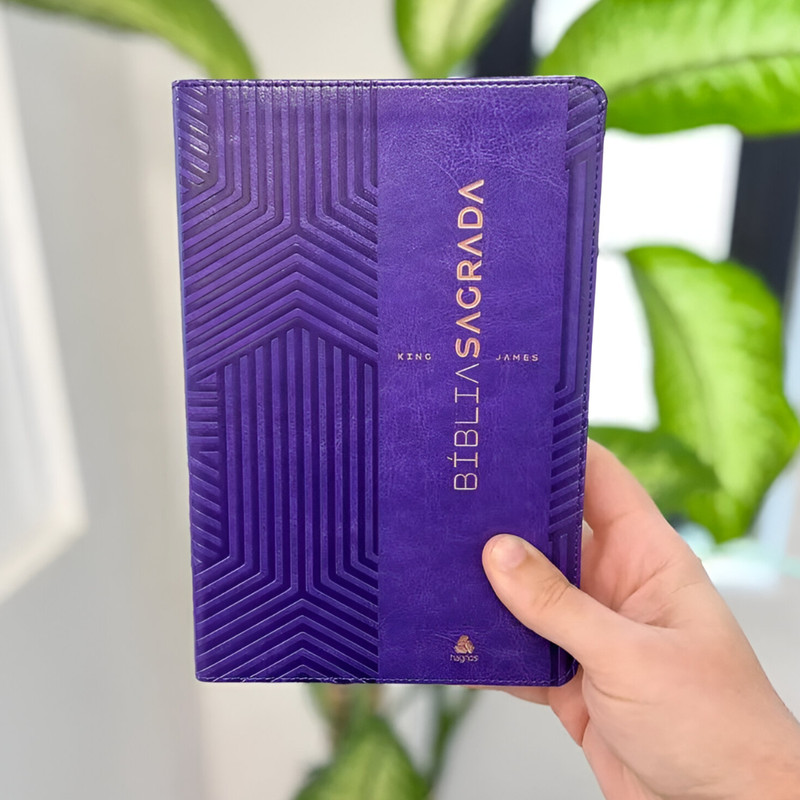Bíblia King James Ultrafina Slim Lilás - Image 5