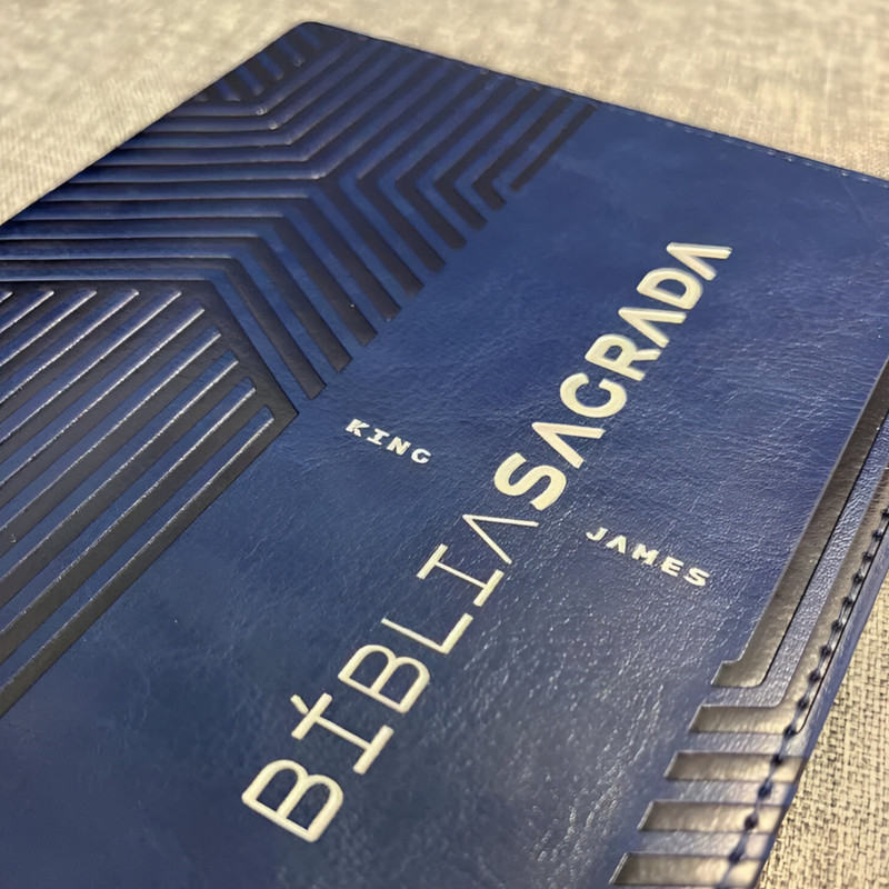 Bíblia King James Ultrafina Slim Azul - Image 5