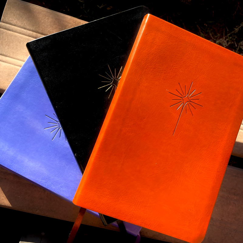 Bíblia NVT Filament Letra Grande Slim Luxo Couro Preta - Image 5