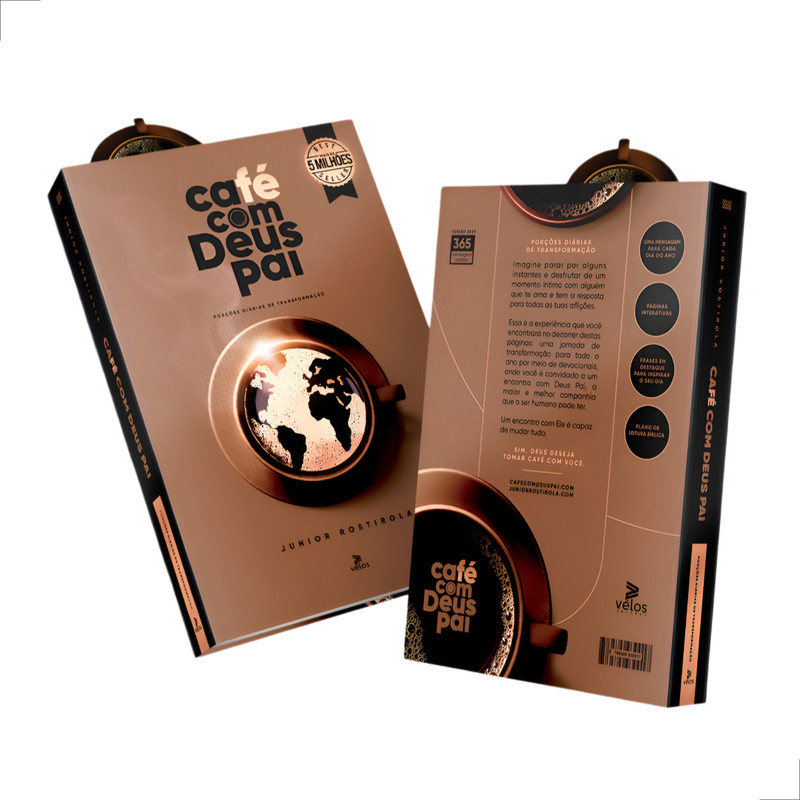 Café Com Deus Pai | Edição 2025 | Porções de Transformação | Júnior Rostirola | Marca Página - Image 5