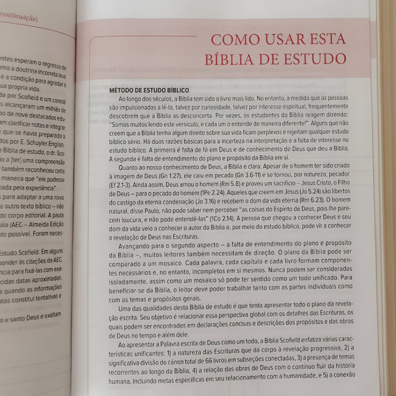 Bíblia De Estudo Scofield Aec Capa Luxo Marrom - Image 5
