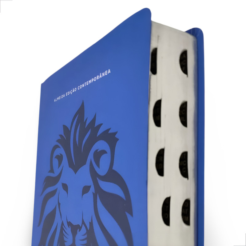 Bíblia Sagrada Leão Azul Aec Letra Grande - Image 5