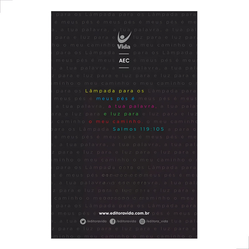 Bíblia Sagrada Lampada Capa Brochura Aec - Image 5