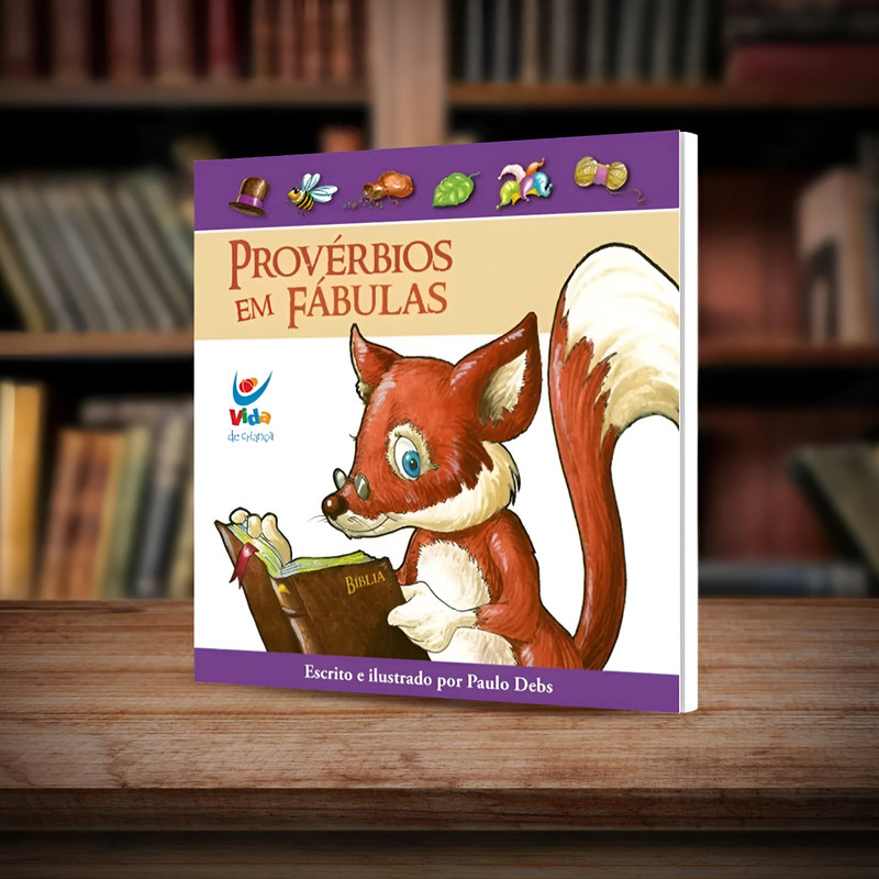 Livro Infantil Provérbios Em Fábulas Paulo Debs - Image 6