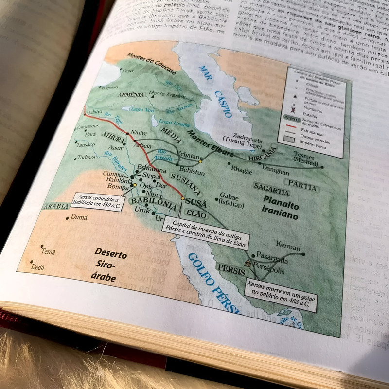 Bíblia de Estudo Holman King James 1611 Fiel Capa Luxo Preta - Image 6