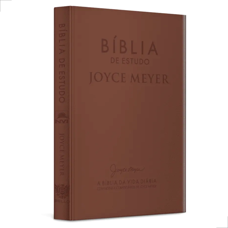 Biblia Estudo Marrom Claro NVI Joyce Meyer