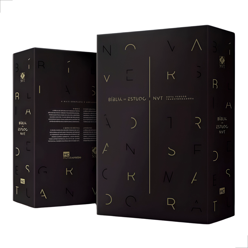Bíblia De Estudo Nvt | Capa Luxo Preta - Image 2