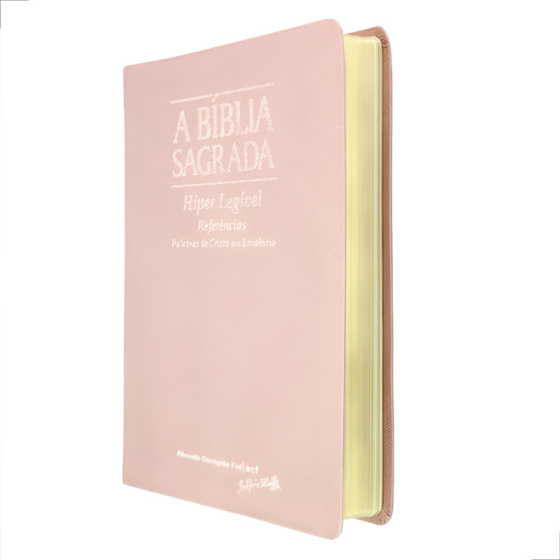 Bíblia Acf | Hiper Legível | Referências e Mapas | Rose Gold